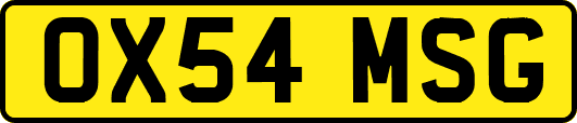 OX54MSG