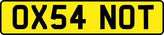 OX54NOT