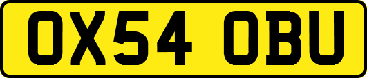 OX54OBU