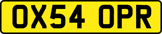 OX54OPR
