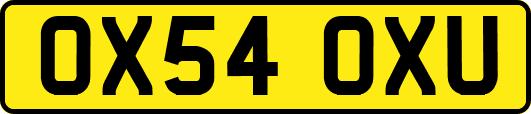 OX54OXU