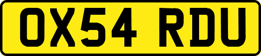 OX54RDU