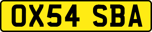 OX54SBA