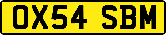 OX54SBM