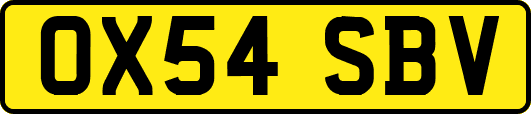 OX54SBV