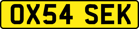 OX54SEK