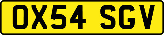 OX54SGV