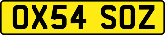 OX54SOZ