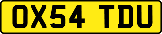 OX54TDU