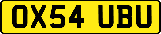 OX54UBU