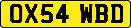 OX54WBD