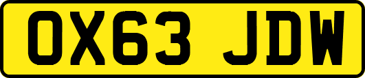 OX63JDW