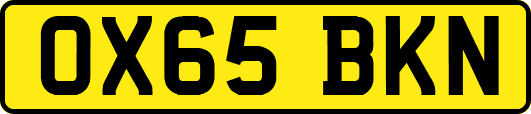 OX65BKN