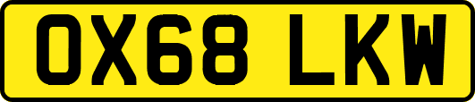 OX68LKW