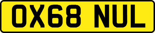 OX68NUL