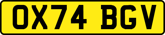OX74BGV