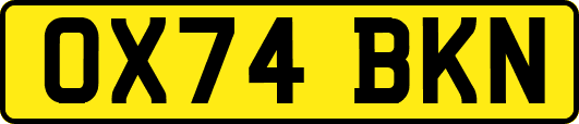 OX74BKN