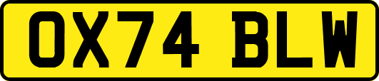 OX74BLW
