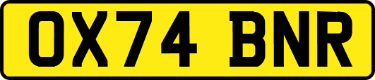 OX74BNR