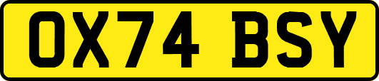 OX74BSY