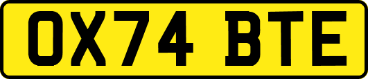 OX74BTE