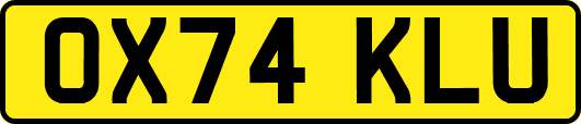 OX74KLU