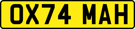 OX74MAH