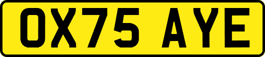 OX75AYE