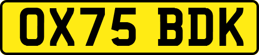 OX75BDK