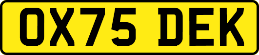 OX75DEK