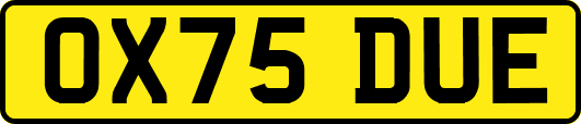 OX75DUE