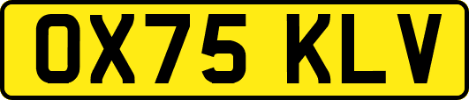 OX75KLV