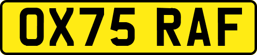 OX75RAF