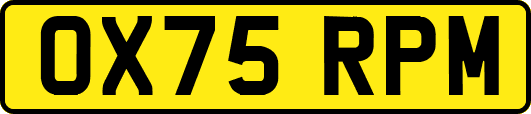OX75RPM
