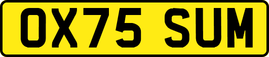 OX75SUM