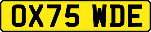 OX75WDE