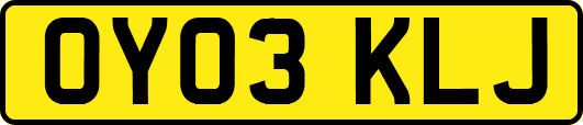 OY03KLJ