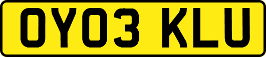 OY03KLU