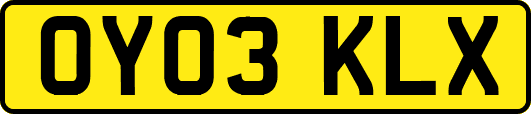 OY03KLX