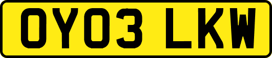 OY03LKW