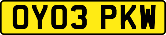 OY03PKW