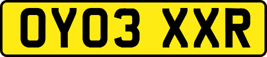 OY03XXR