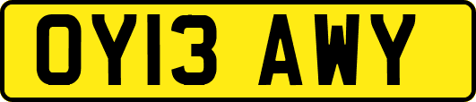 OY13AWY