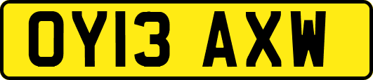 OY13AXW