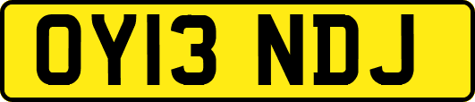 OY13NDJ