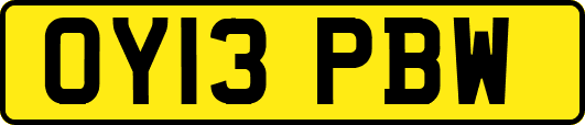 OY13PBW