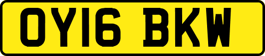 OY16BKW