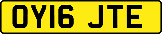 OY16JTE