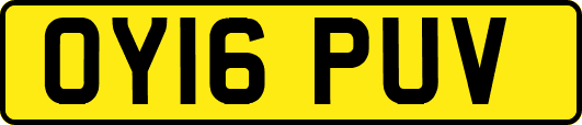 OY16PUV
