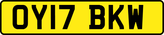 OY17BKW